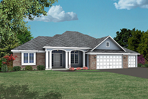 Covington II Model - Allen County Southeast, Indiana New Homes for Sale